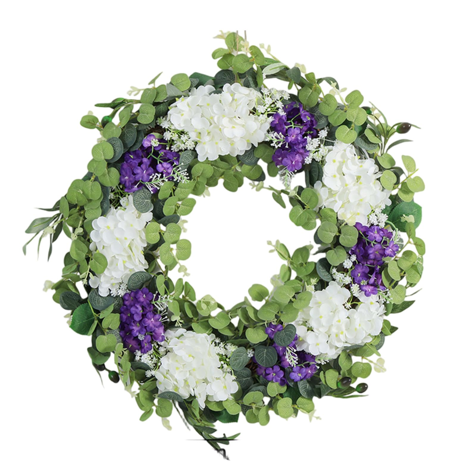 Nucelit Wreath for Indoor Outdoors Decorations Spring Party Wedding Home Accent 50x10cm Seasonal Door Garlands Decors Vine Wreath Home Party Decorations