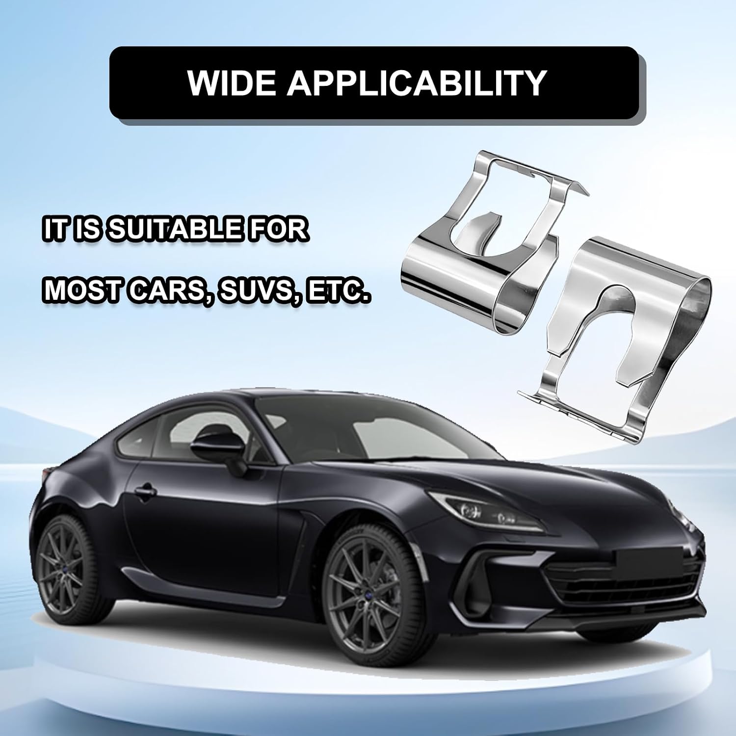 2PCS Windscreen Wiper Linkage Clips, Car Windscreen Wiper Transmission Bushing & Rods Arms Repair Clamp for Automotive, Suitable for Cars Trucks SUVs