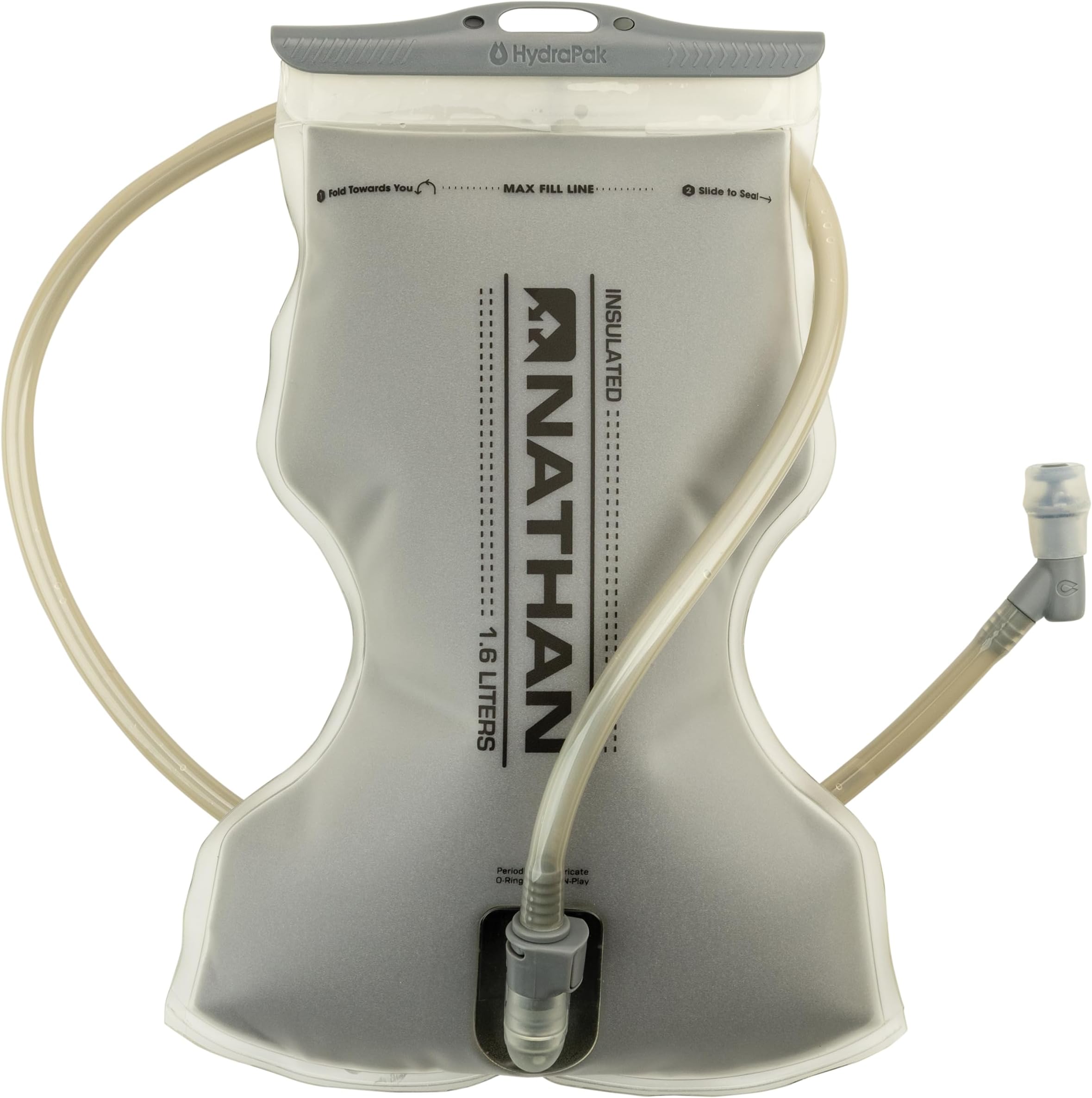 Nathan 1.6 Liter (1.6L) Insulated Hydration Bladder. for Hydration Vests, Hydration Pack. Leak Proof. BPA Free!