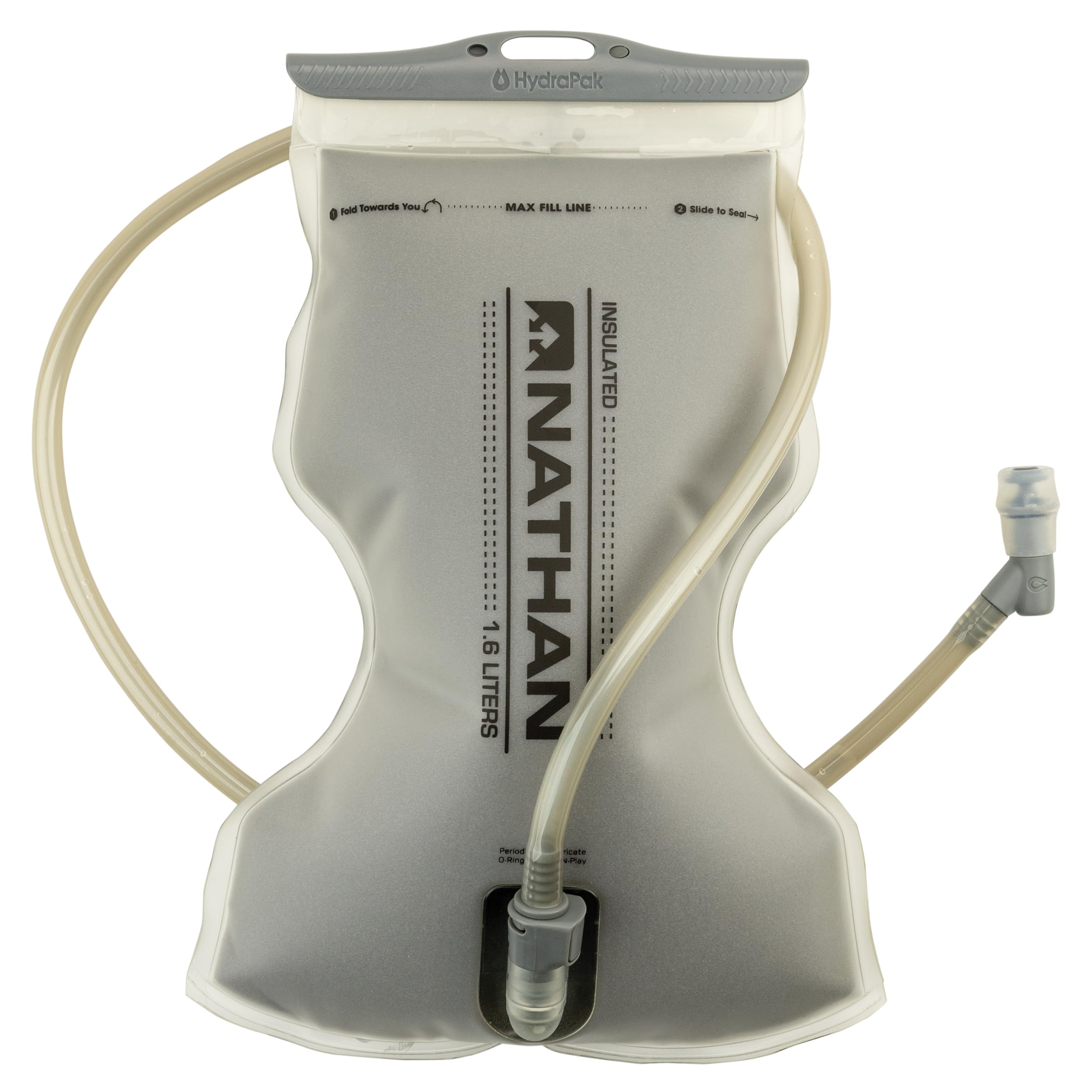 Nathan 1.6 Liter (1.6L) Insulated Hydration Bladder. for Hydration Vests, Hydration Pack. Leak Proof. BPA Free!