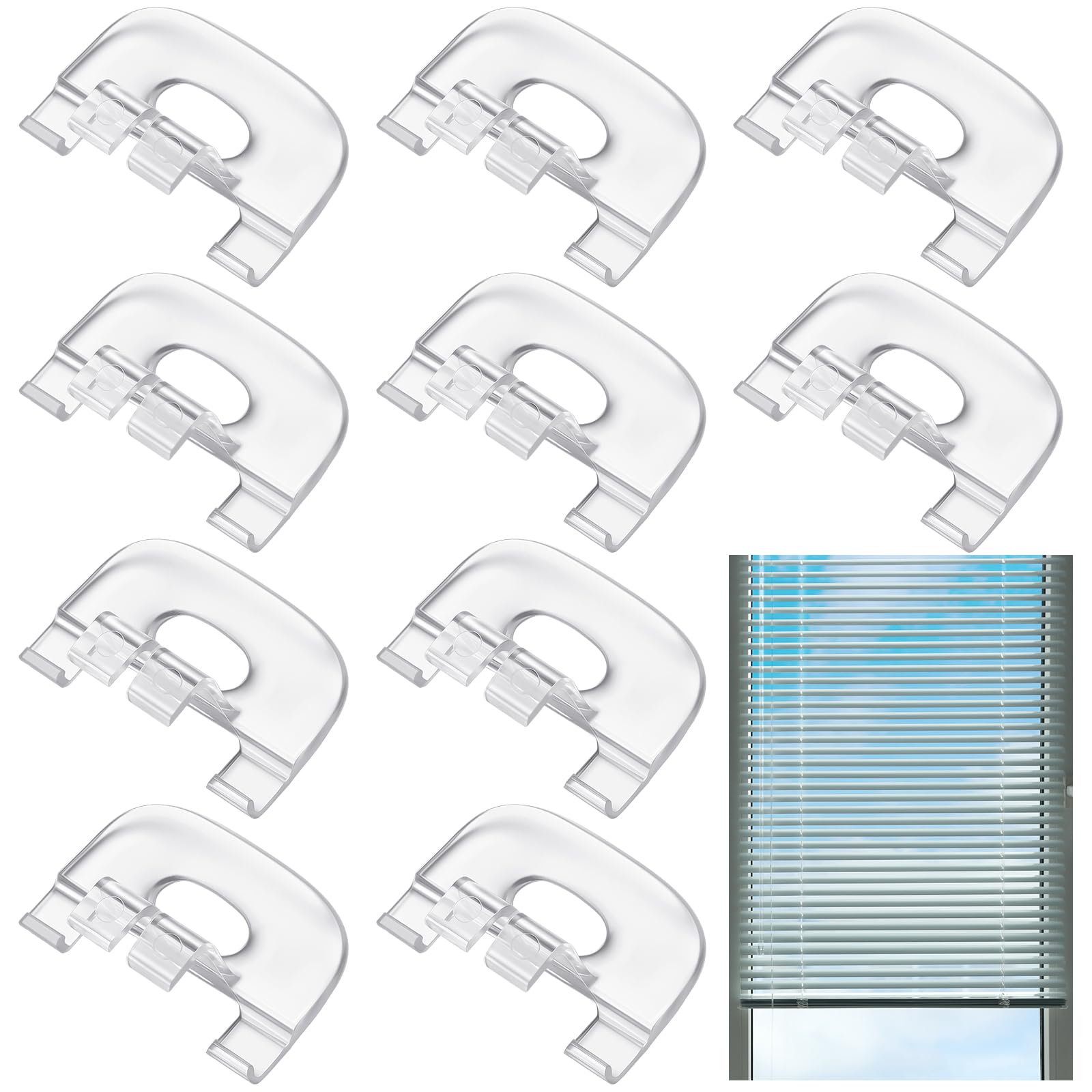 Photo 1 of 10 Pcs Shade Pulls Cordless Shades Handles Honeycomb Lift Handles