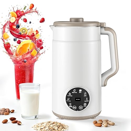 10 in 1 Nut Milk Maker Machine,12 Blades/40oz/1.2L Soy Milk