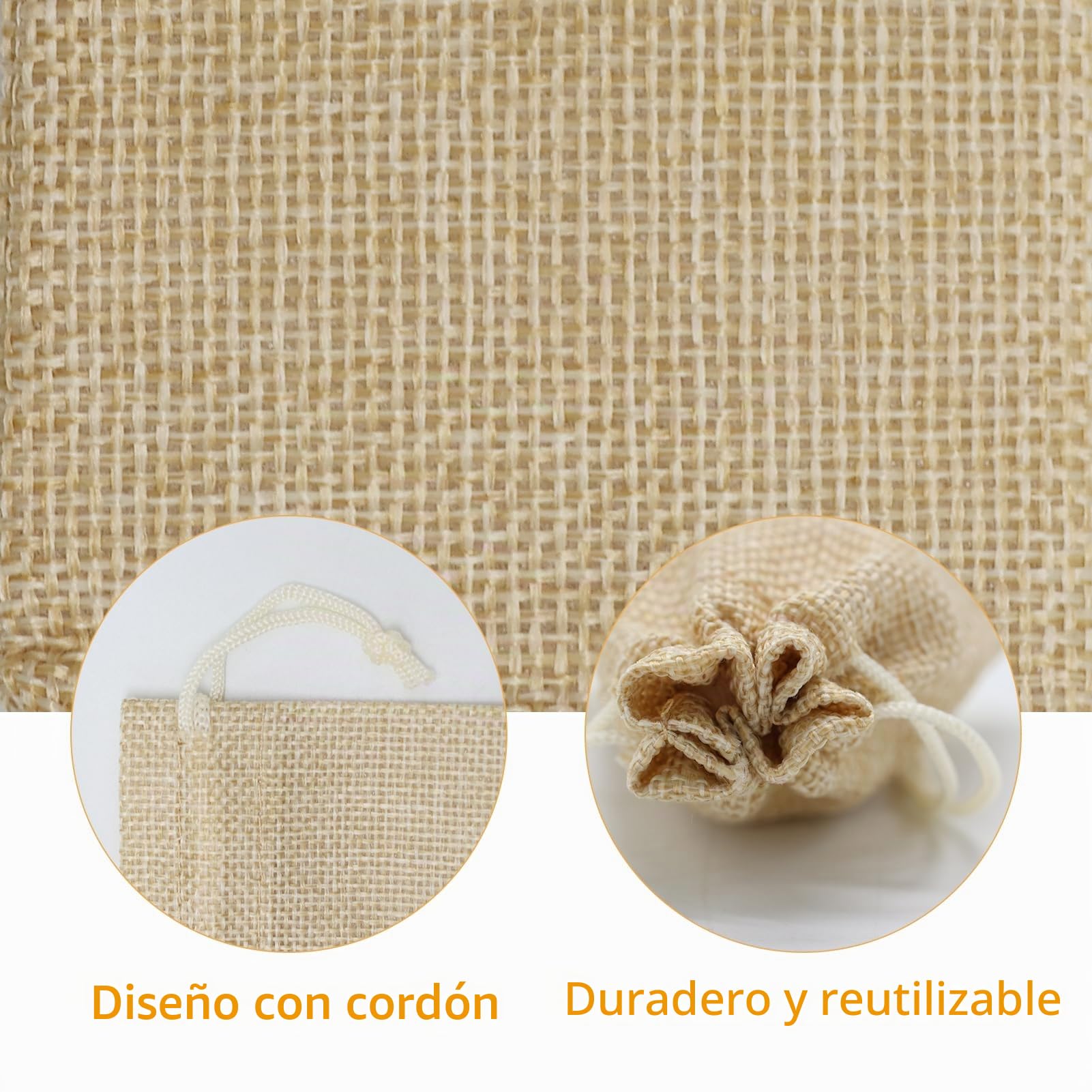 Bolsas de yute, 110 bolsas de yute con cordón, 9 x 7 cm, pequeñas bolsas de regalo, bolsas de lino, pequeñas bolsas de yute, bolsas de yute naturales para joyas, manualidades