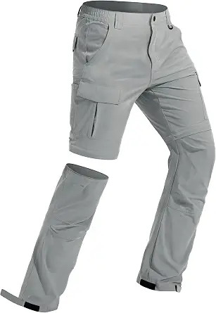 Men's Hiking Convertible Pants Water Resistant Quick Dry Lightweight Zip Off Stretch Outdoor Fishing Pants