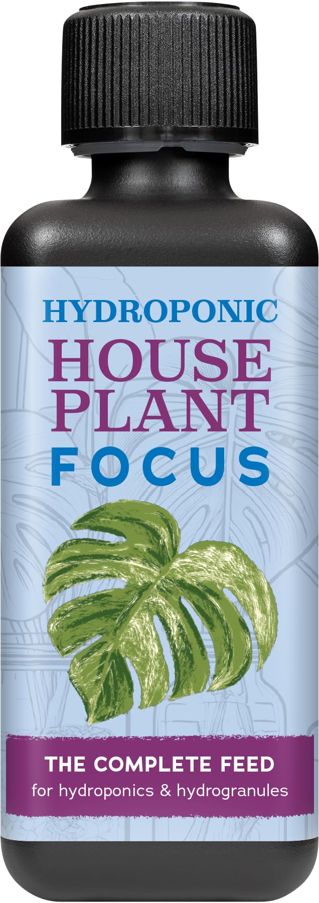 Hydroponic Houseplant Fertiliser for Water LECA and Semi-Hydro Growing 300ml