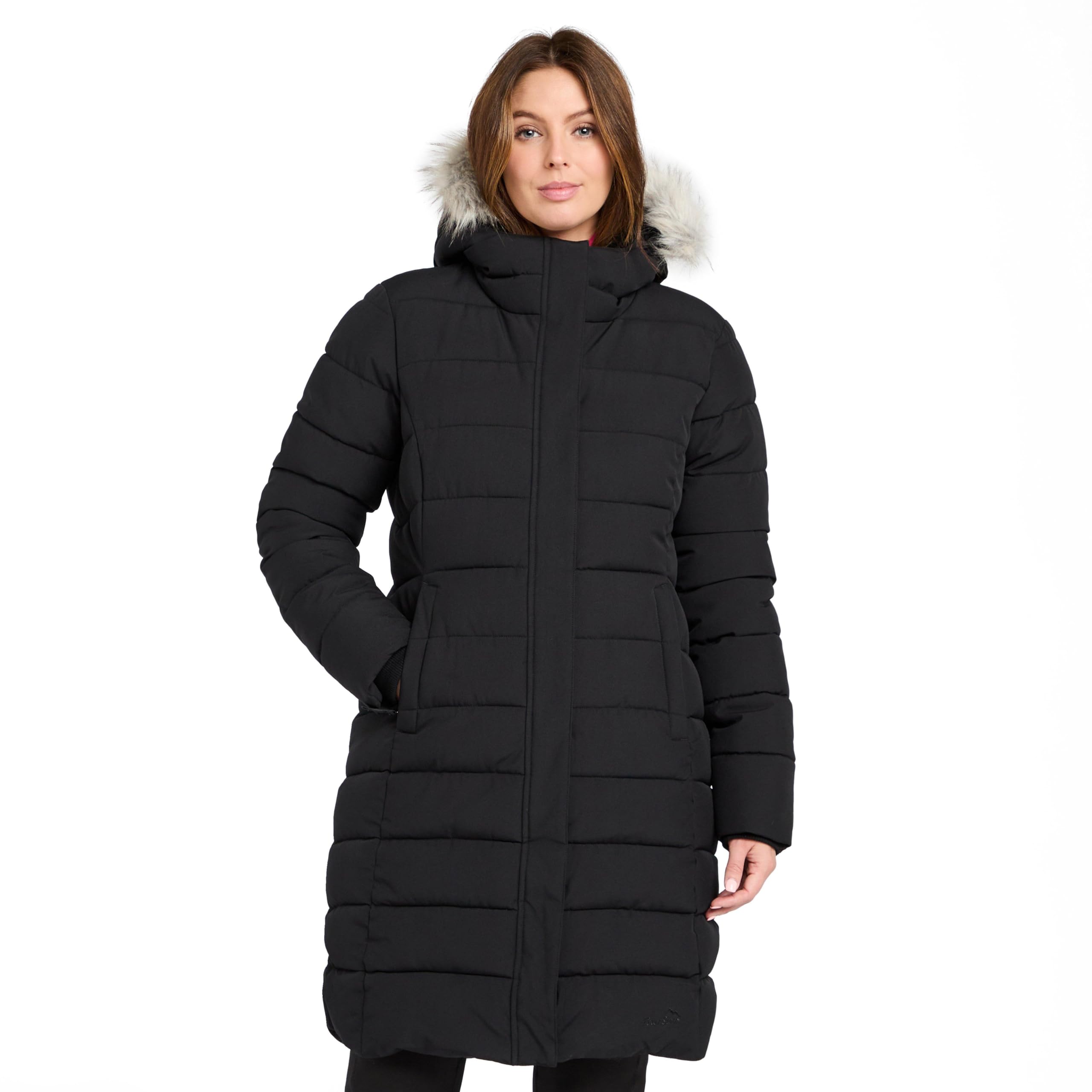 Peter Storm Women's Luna Parka Black Size 10