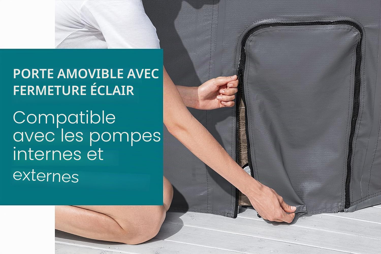 Bestway Couverture Thermique carrée 2,01 m x 2,01 m x 80 cm