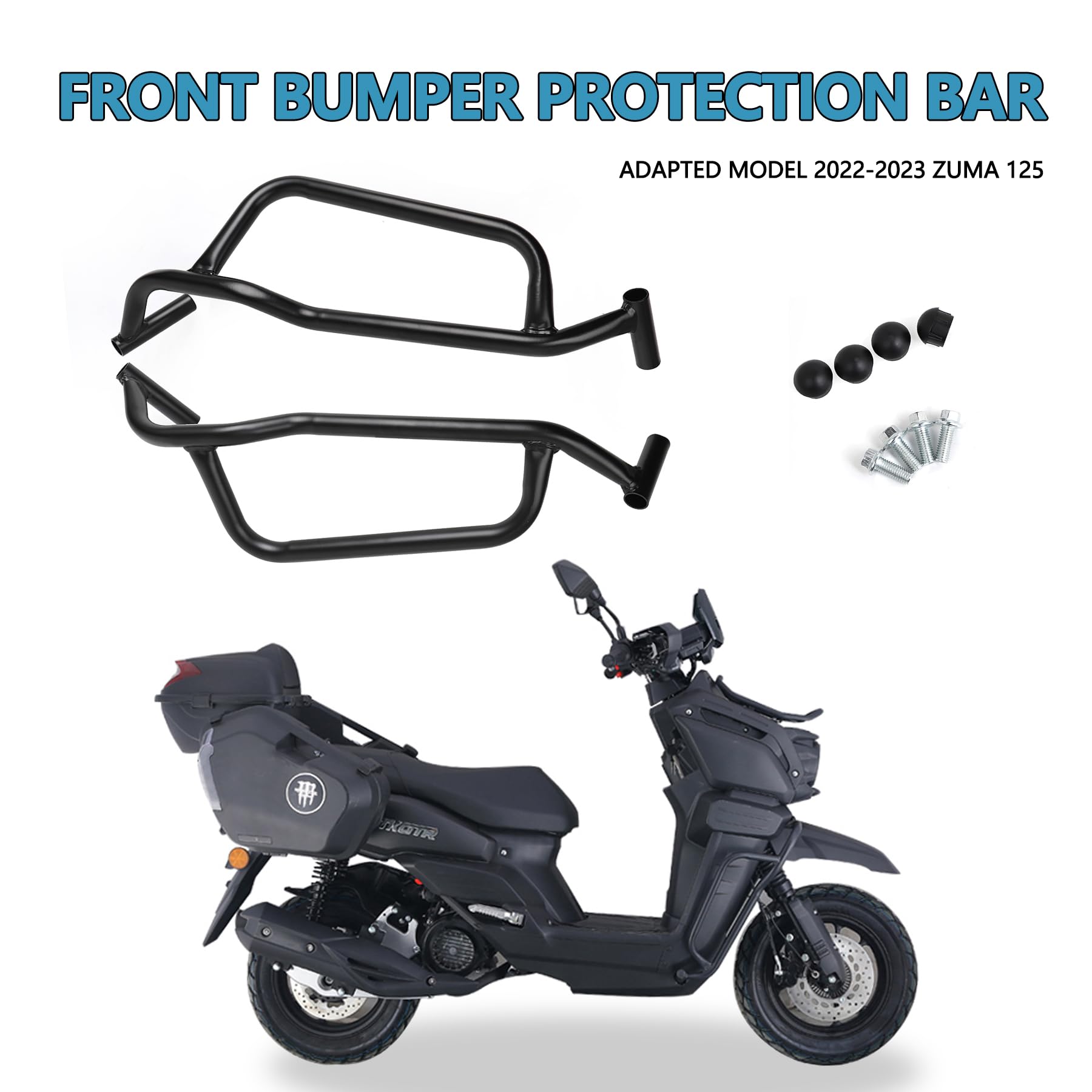 MOS Carbon Fiber Front Shock Absorber Cover For Yamaha Zuma 125 2022-2025 - View #8