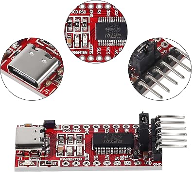3Pcs FT232RL FTDI USB 3.3V 5.5V to TTL Serial Adapter Module for Arduino FT232 Pro Mini Port Type-C USB to TTL 232