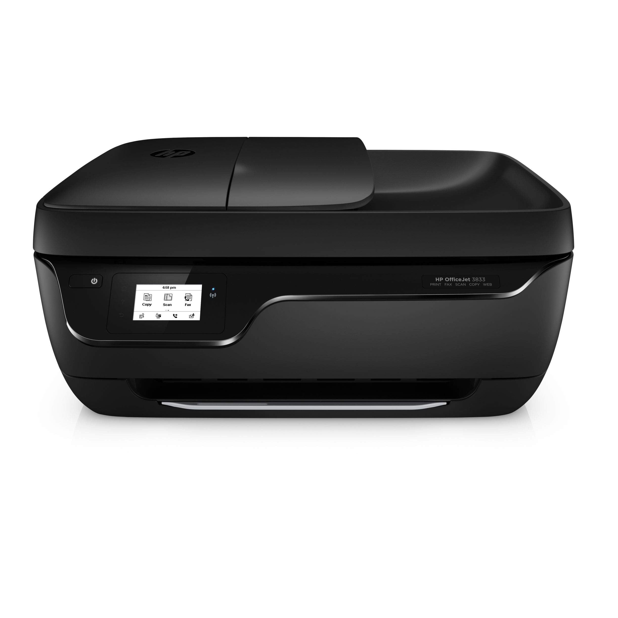 HP OfficeJet 3833 Multifunktionsdrucker (Instant Ink, Drucker, Kopierer, Scanner, Fax, WLAN, Airprint) mit 2 Probemonaten HP Instant Ink inklusive