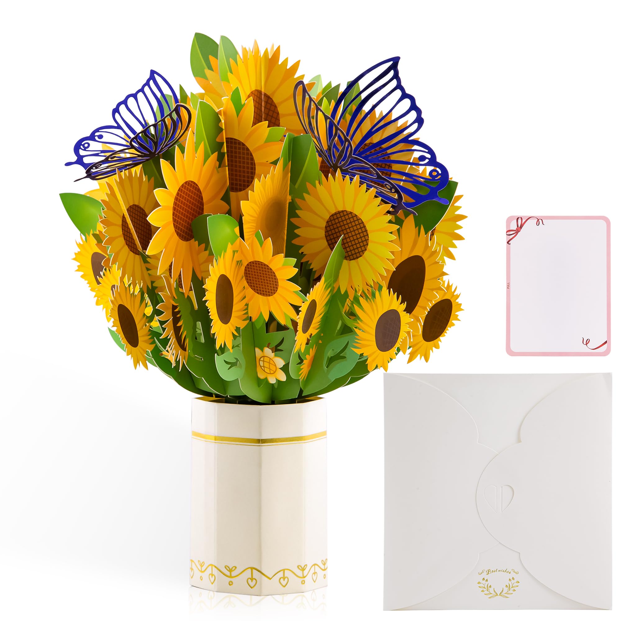 Snapklik.com : Pop Up Birthday Cards For Women, Sunflower Flower ...
