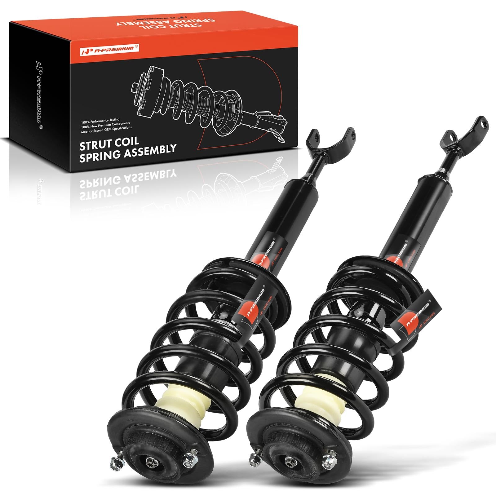 Complete Front & Rear Struts Assembly Kit W/Coil Springs - Compatible With 2006-2013 Suzuki Grand