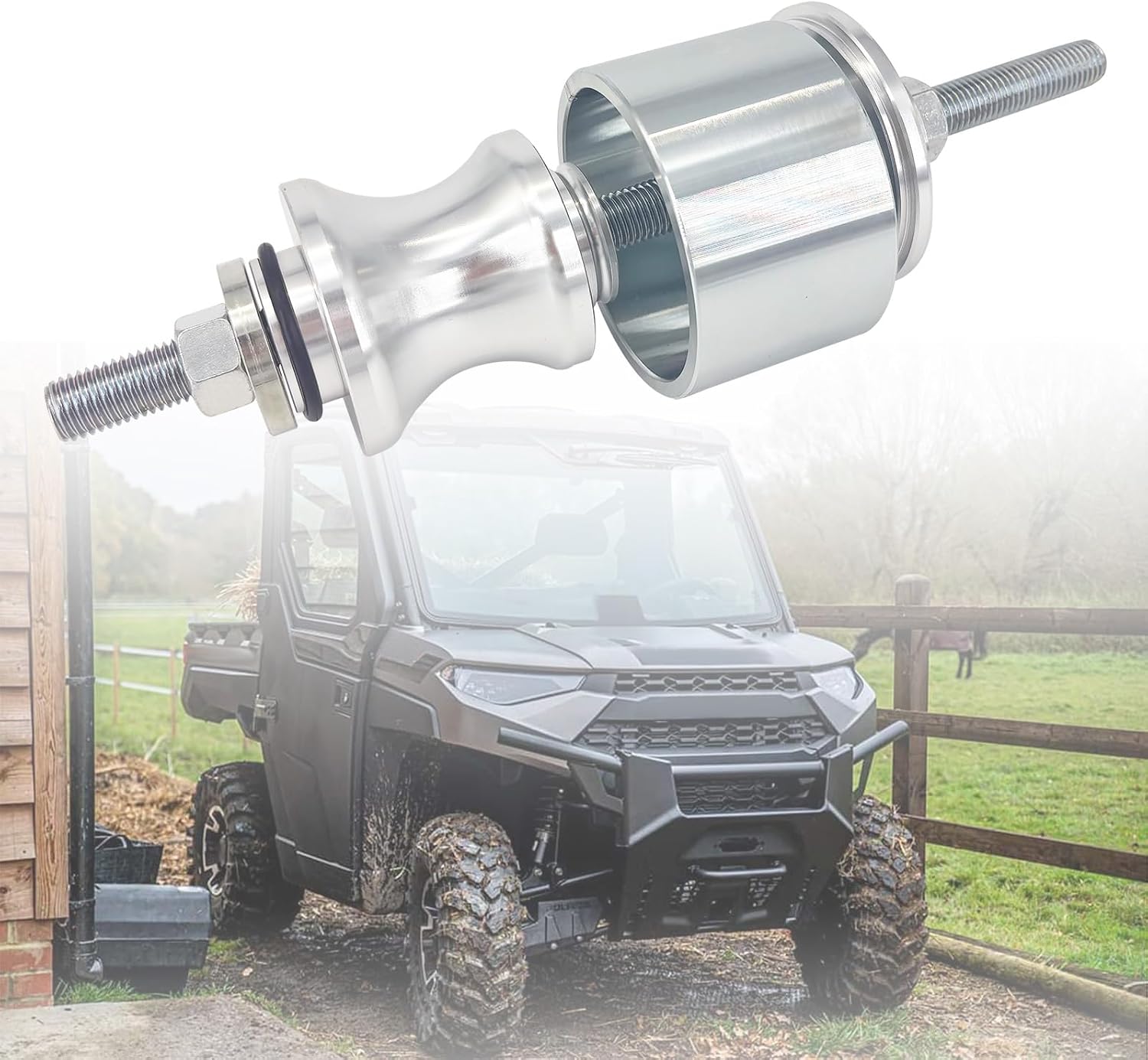 Wheel Bearing Removal Tools Compatible with Polaris RZR/General/Ranger/Sportsman 40 or 44 mm Wheel Bearings for Flawless Removal and Installation