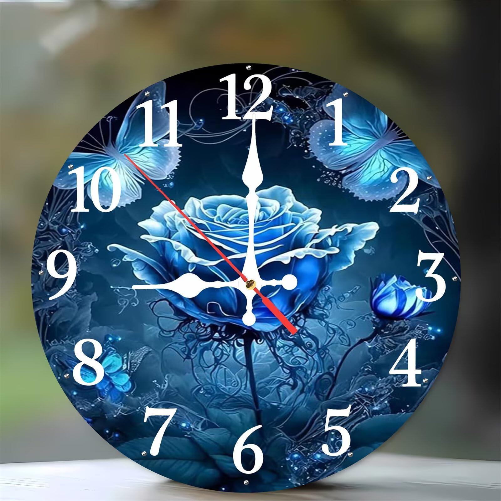 Horloge murale silencieuse sans tic-tac résolvant les bruits de chambre