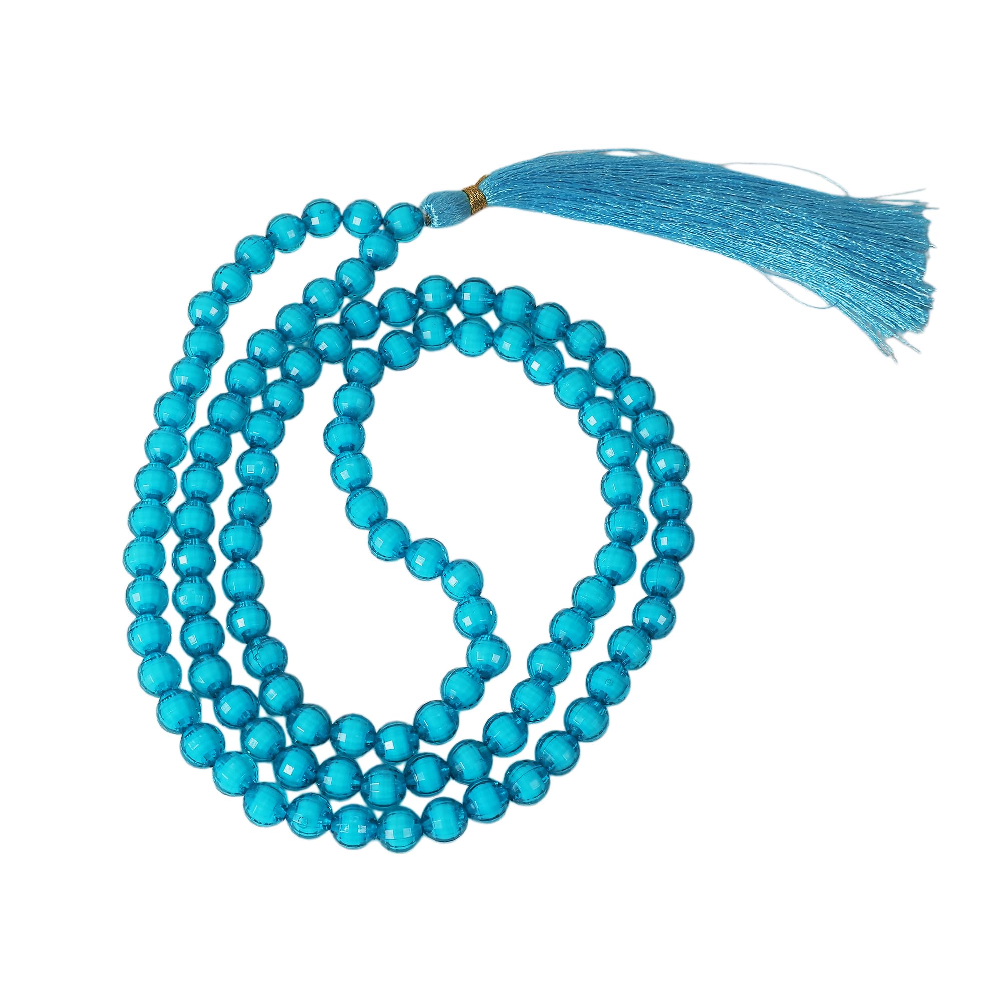 BISMAADH 108 Mala Beads Bracelet Crystal Mala Yoga Meditation Mala Hand Knotted Mala For Mens And Womens-image-45