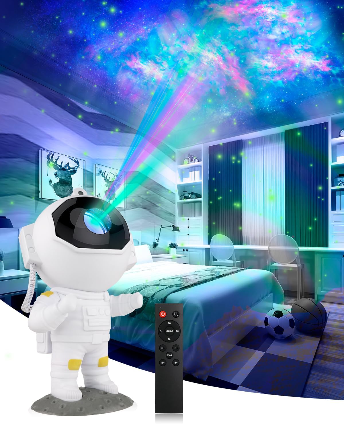Dienmern LED Ciel étoilé Astronaut Projector 2.0, Veilleuse Astronaut Ciel étoilé Projecteur Dienmern LED Ciel étoilé Astronaut Projector 2.0, Veilleuse Astronaut Ciel étoilé Projecteur