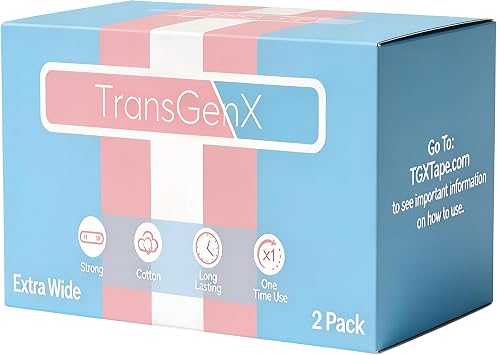 2 Pack 4" Wide FTM Trance Chest Tape - Best Transbinding Tape
