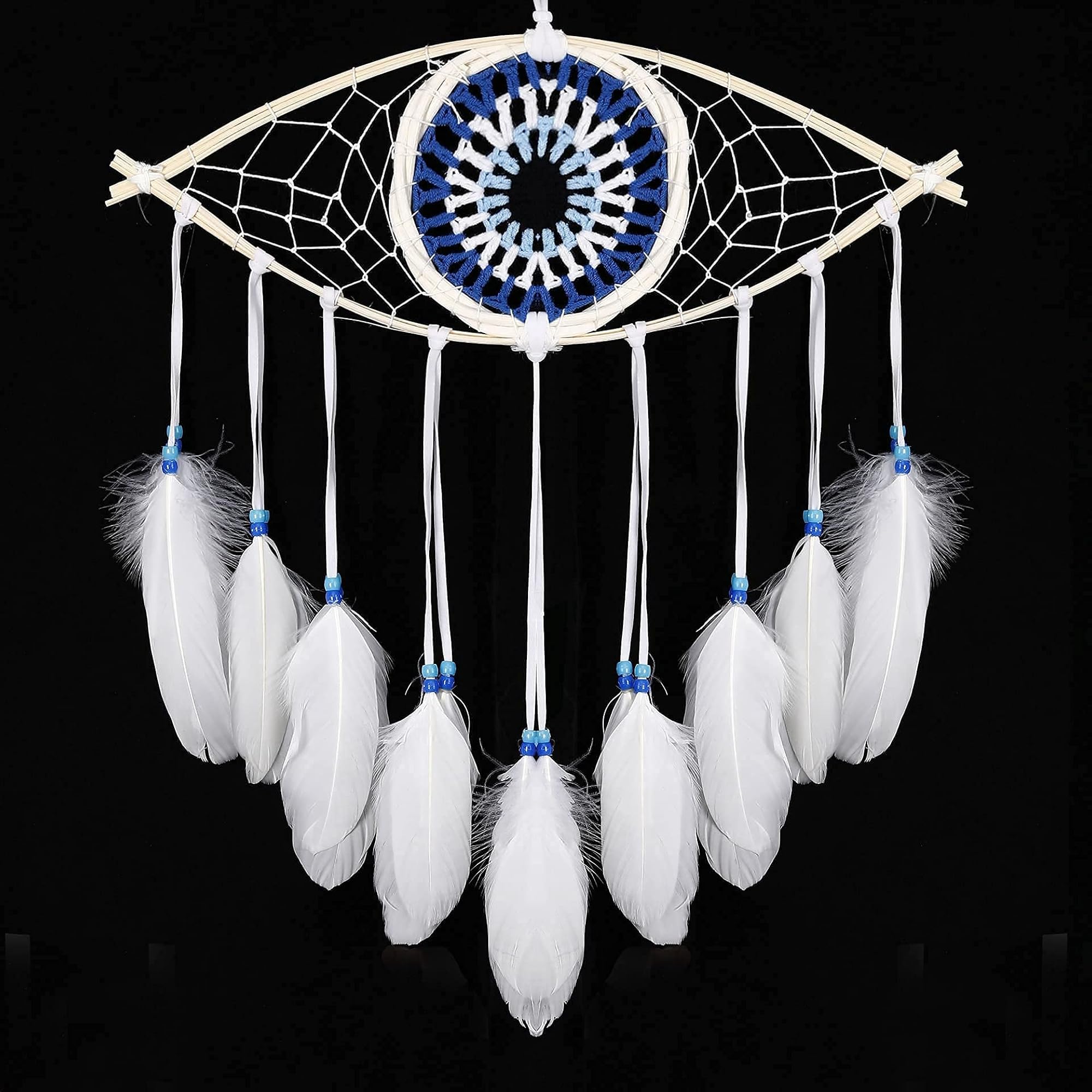 Black Evil Eye Dream Catcher Wall Hanging