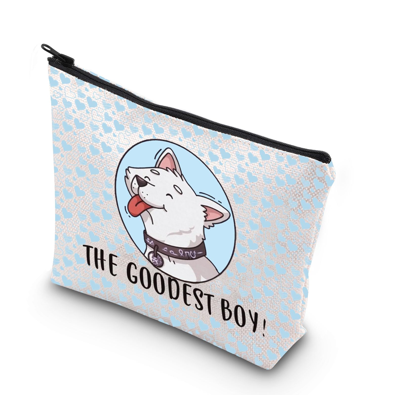 MYSOMY BG3 Scratch Makeup Bag BG3 Dog Gifts Scratch Best Boy Gifts Owlbear and Scratch Zipper Pouch RPG Doggo Fans Gifts (Goodest BOY mb)