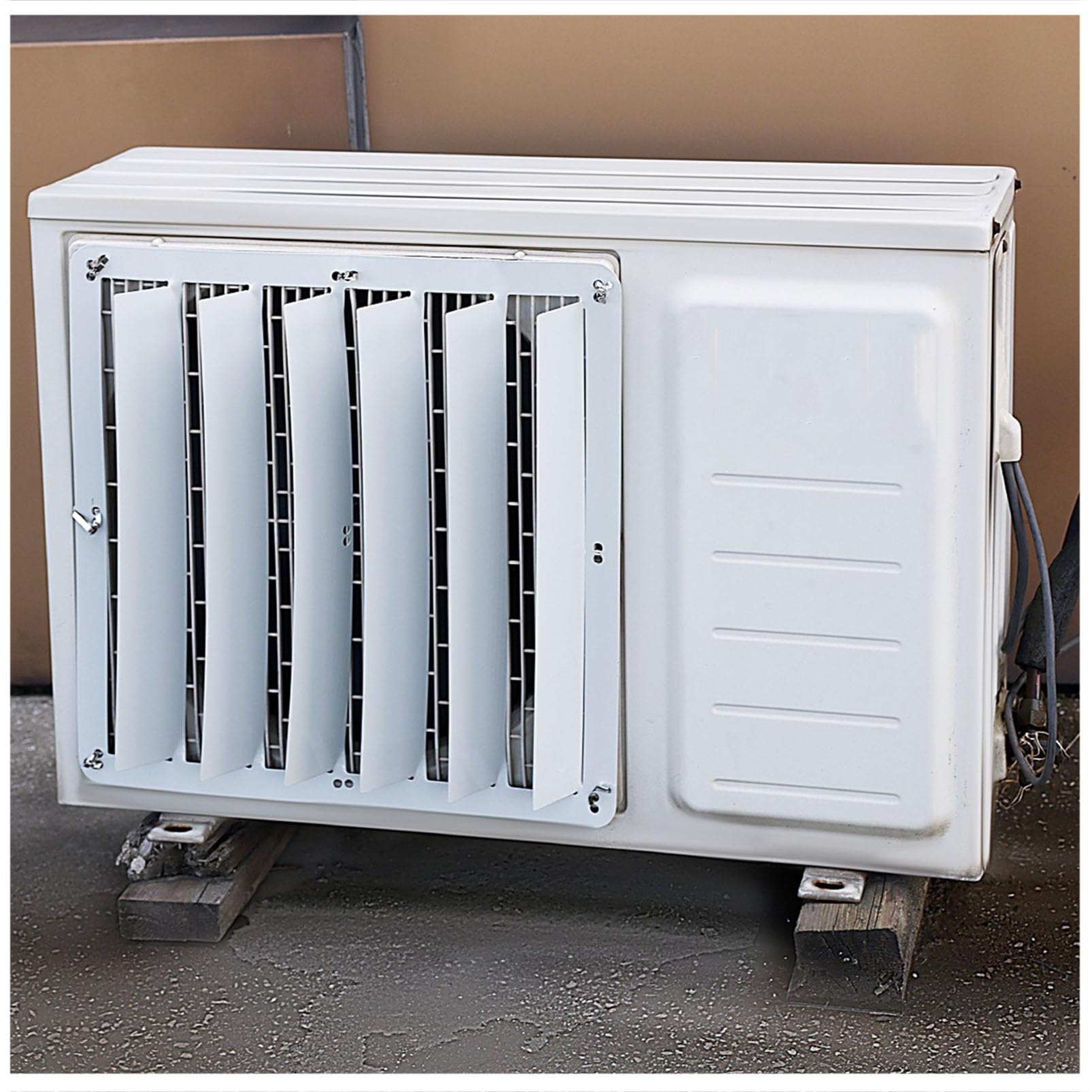 Coperture del condizionatore d'aria per le unità esterne, Deflettore deflettore in acciaio zincato, Copertura unità pompa di calore Copertura HVAC