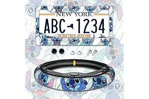 Anime Kawaii Stitch License Plate Frames for your Ride