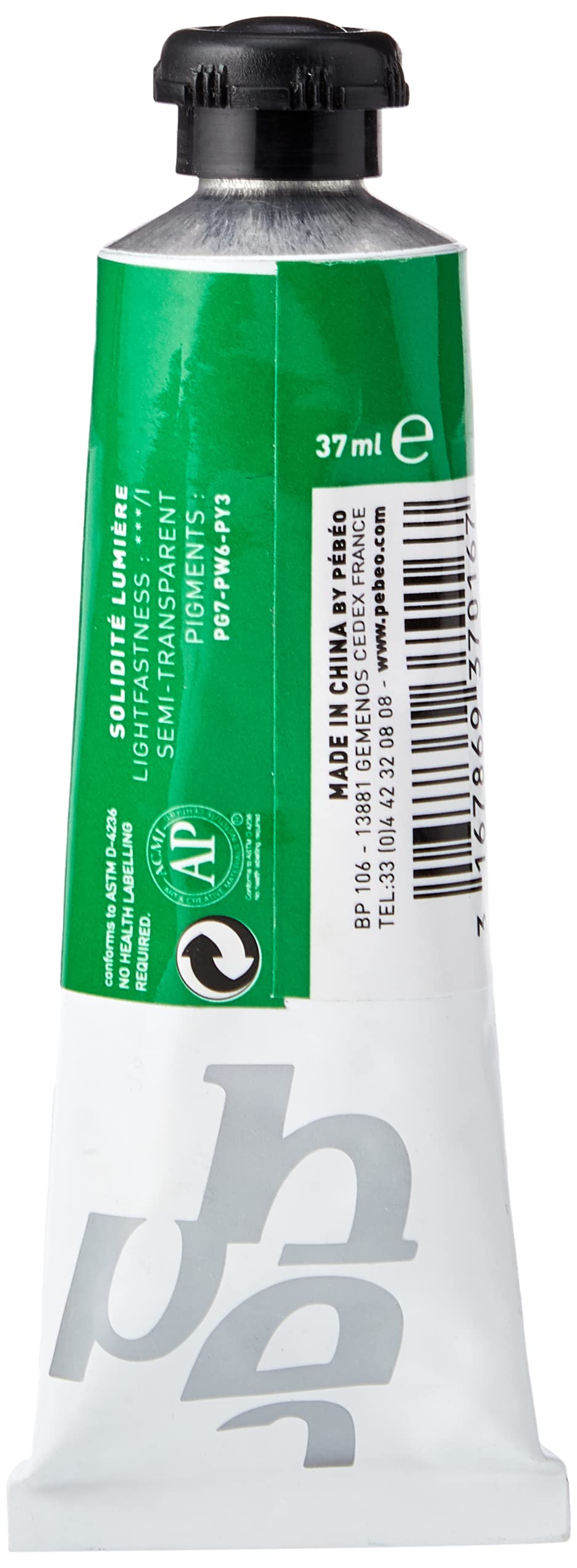 Pebeo Studio XL Fine Oil 37-Milliliter, Cadmium Green Hue