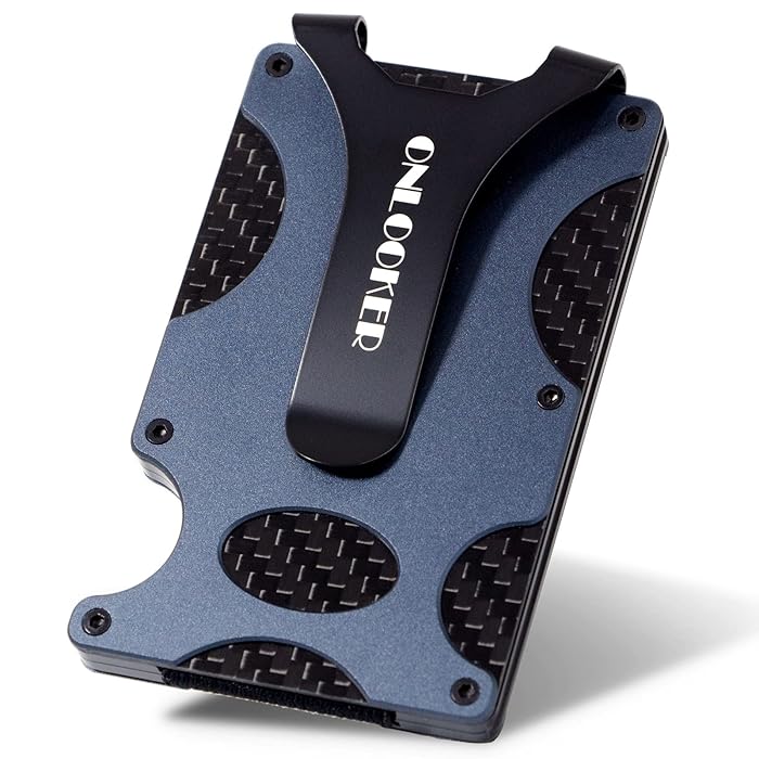 Buy ONLOOKER Minimalist Wallet for Men Slim Wallet RFID Blocking Carbon