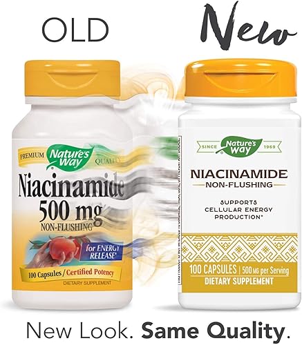 Miniatura 2 de Natures Way Niacinamida 500mg - 100 cápsulas paquete de 4
