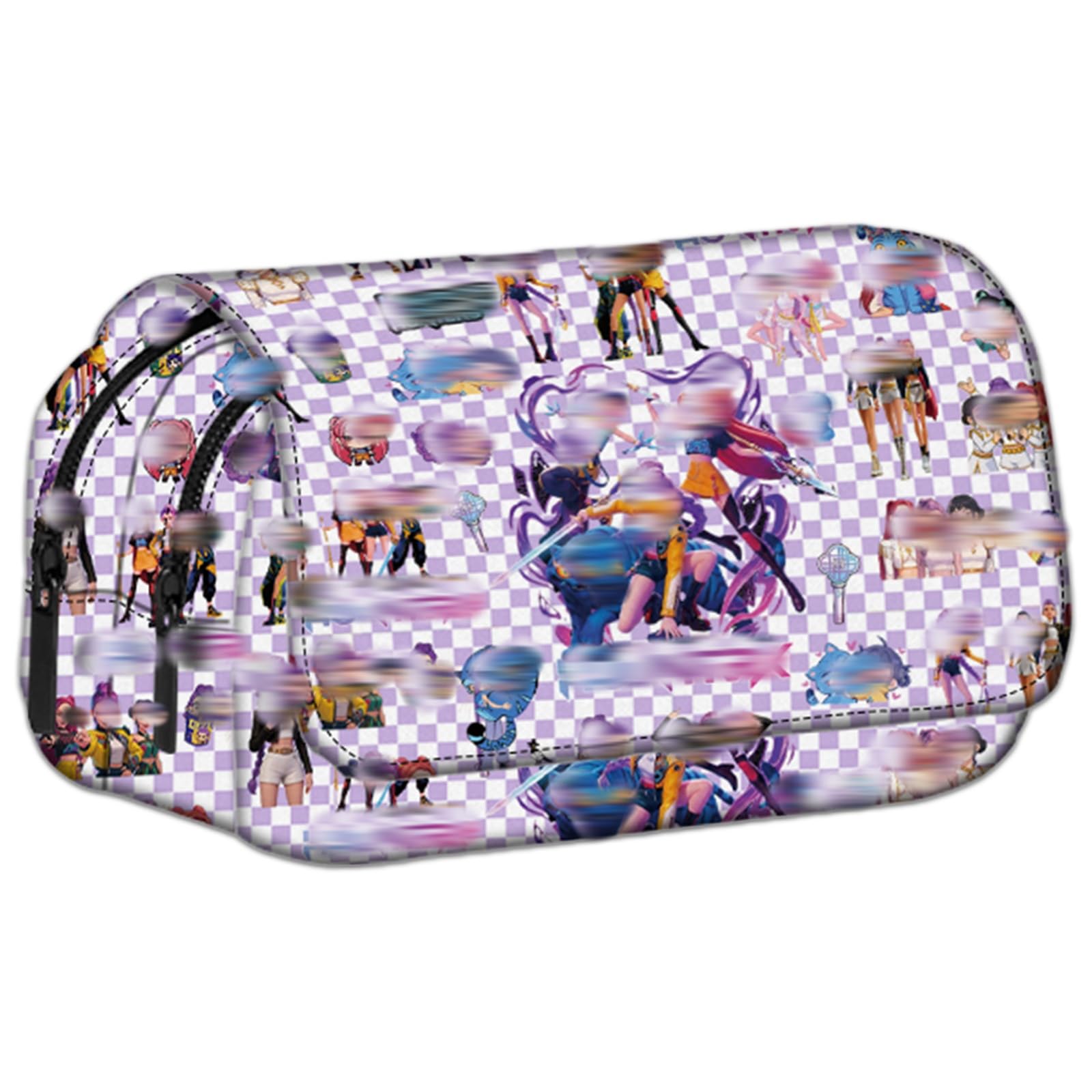 Heartsking Kpop Large Capacity Pencil Case, Double-Sided Printing Storage Pen Case Pen Pouch Bag Stationery Case with Compartment Pencilcase for Girl Student Teens Adult Office Supplies