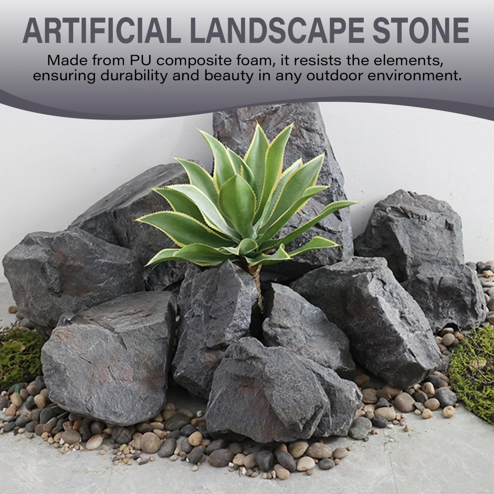 Saskatoon Fake Rocks Faux Rock Landscaping Fake Rocks For Landscaping | PU Foam Artificial ...