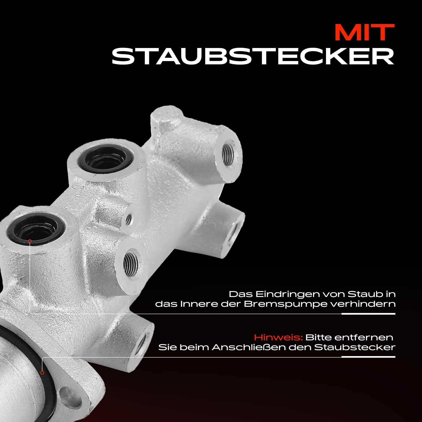 Frankberg Hauptbremszylinder Bremszylinder Kompatibel mit Jumper Bus 230P 1.9L-2.8L 1994-2002 Ducato Bus 230 244 1.9L-2.8L 2001-2006 Boxer Bus 230P 244 1.9L-2.8L