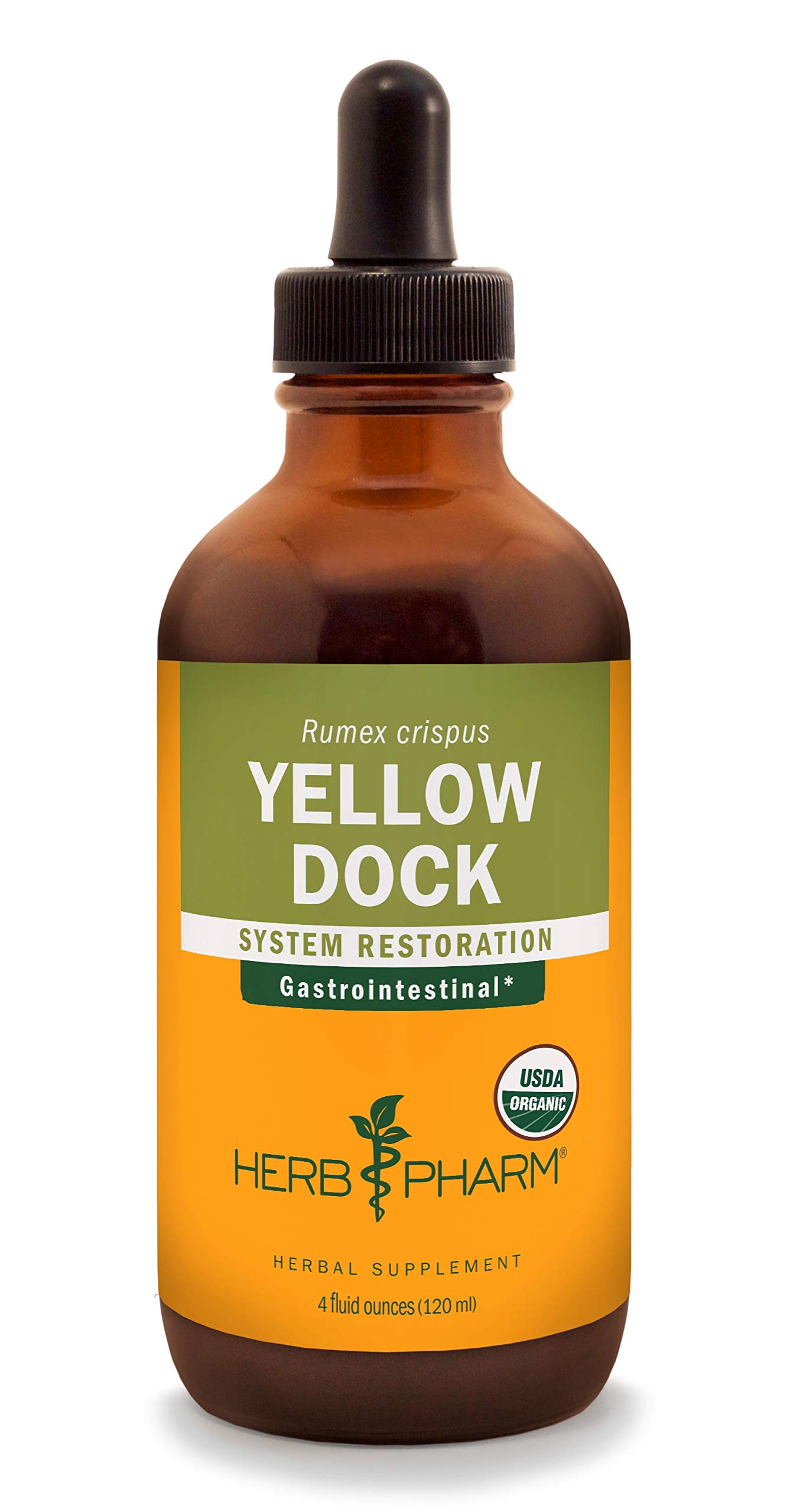 Herb PharmYellow Dock Liquid Extract for Digestive System Support - 4 Ounce