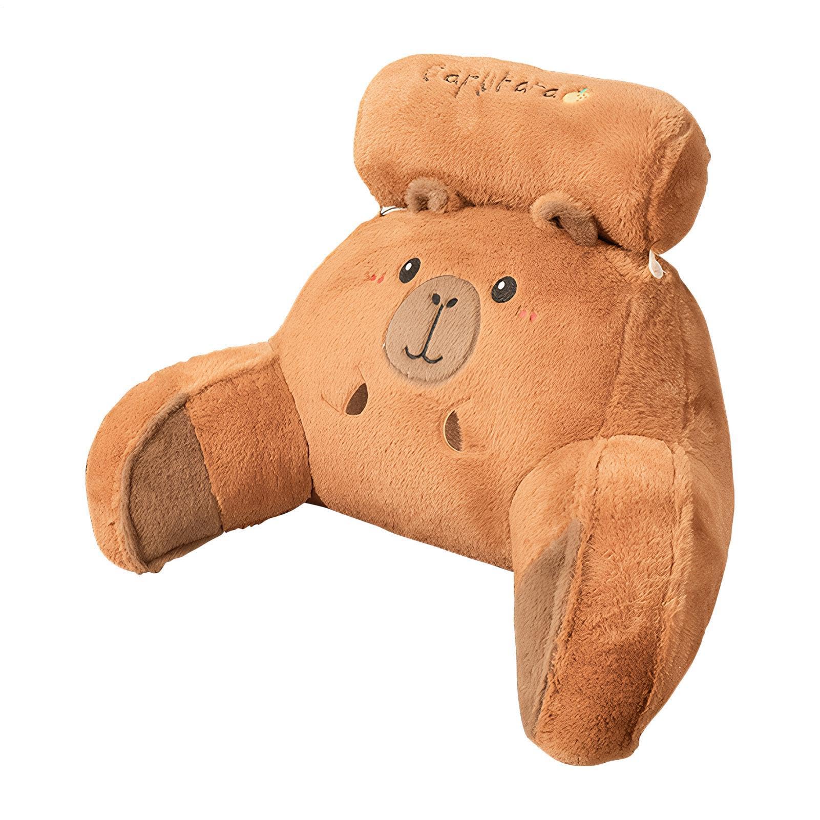 Cuscino da Lettura per Letto Design Ergonomico Ispirato Al Capibara
