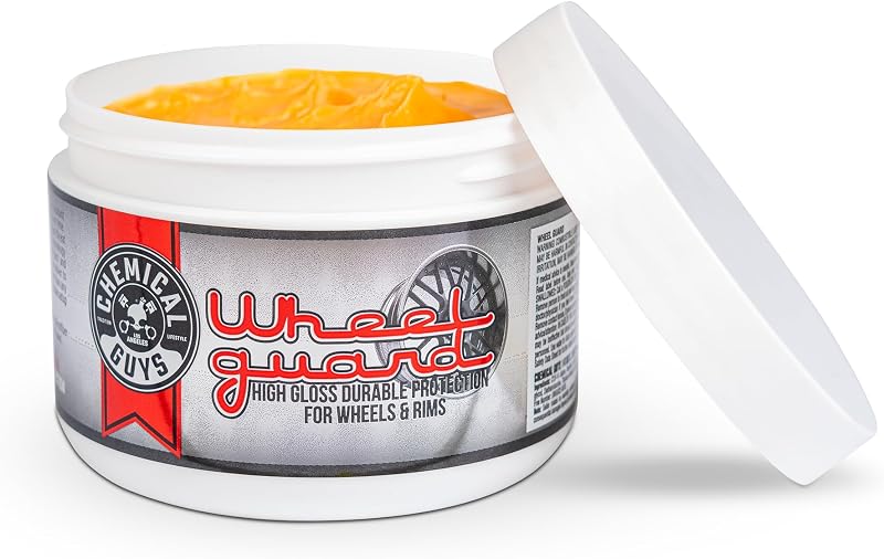 Wheel Guard & Rim Wax for All Wheel Finishes, Carnauba, 8 oz | Carnauba wax shields wheels and rims from brake dust and grime, adding gloss and easier rinse-off cleanup