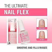Vista 4 de Nail Tek Ridge Filler Formula 3 Clear Ridge Filler para uñas, capa base, esmalte fortalecedor de uñas para uñas duras y quebradizas, 0.5 onzas