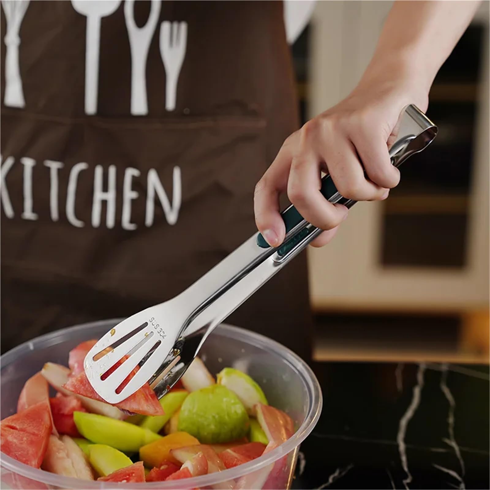 3 Teile/satz Küche Zangen Set Rutschfeste Edelstahl Lebensmittel Zange Fleisch Salat Brot Clip Grill Buffet Clamp Kochen Werkzeuge küche Gadgets