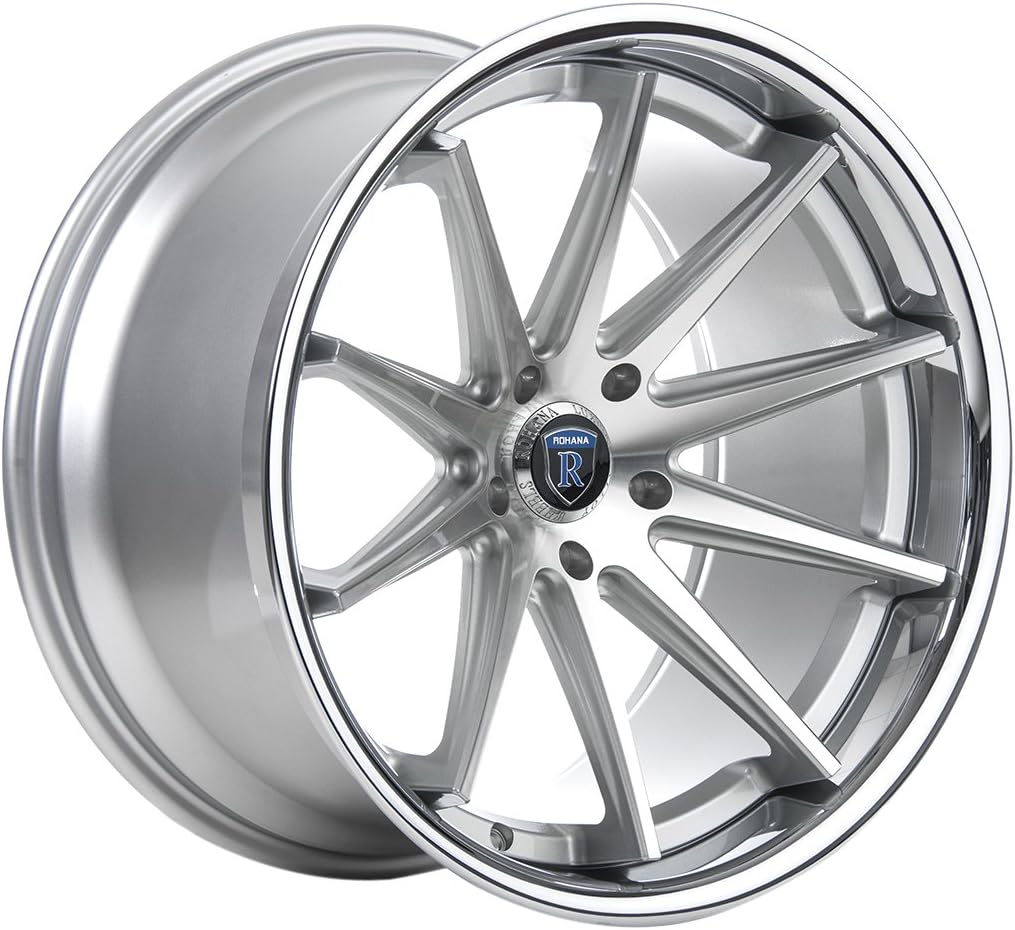 Rohana Wheels RC10 Wheel with Machined Finish (20x9"/5x115mm, +15mm offset)