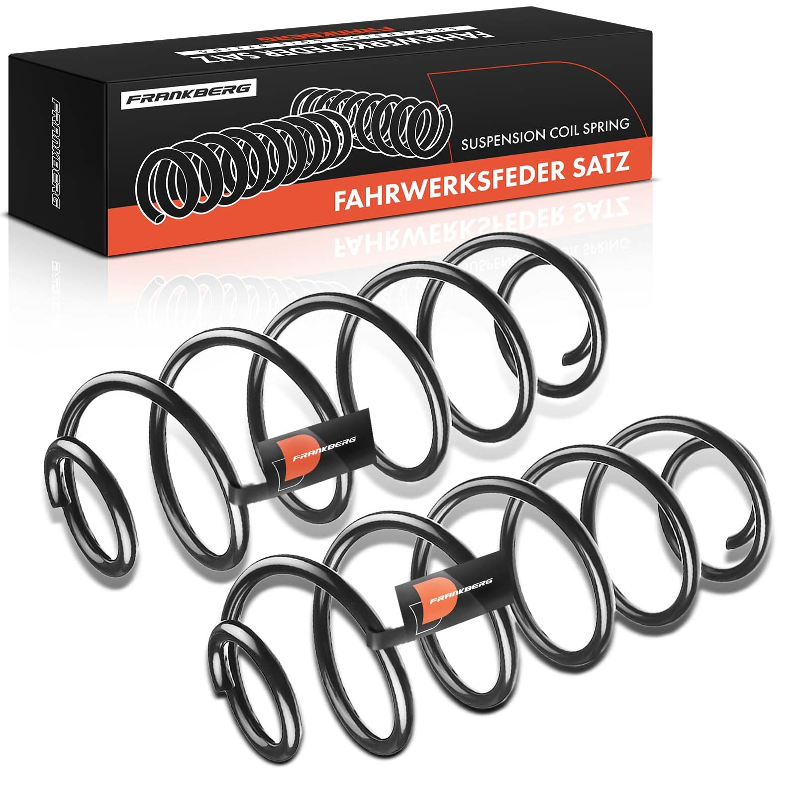 Frankberg 2 muelles de suspensión para eje trasero 5102Q5 | Compatible con: 207 WA WC