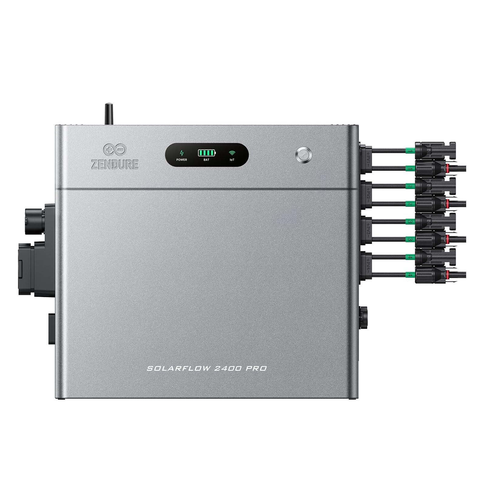 Zendure SF2400 Pro - Balkonkraftwerk mit Speicher 2400W Bidirektionale AC-Leistung, Solarspeicher für Balkonkraftwerk mit 4800W PV-Eingang (3000W DC + 1800W AC), Eweiterbar von 16,8kWh, Plug & Play