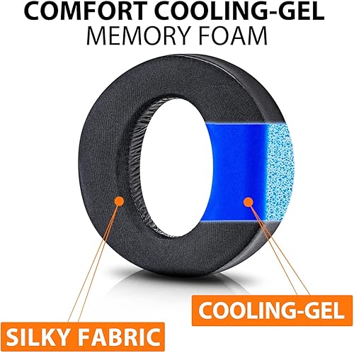 Miniatura 2 de Almohadillas de repuesto para auriculares PS5 para Playstation 5 Pulse 3D PS5 - Almohadillas para orejas PS5  almohadillas para orejas (gel de