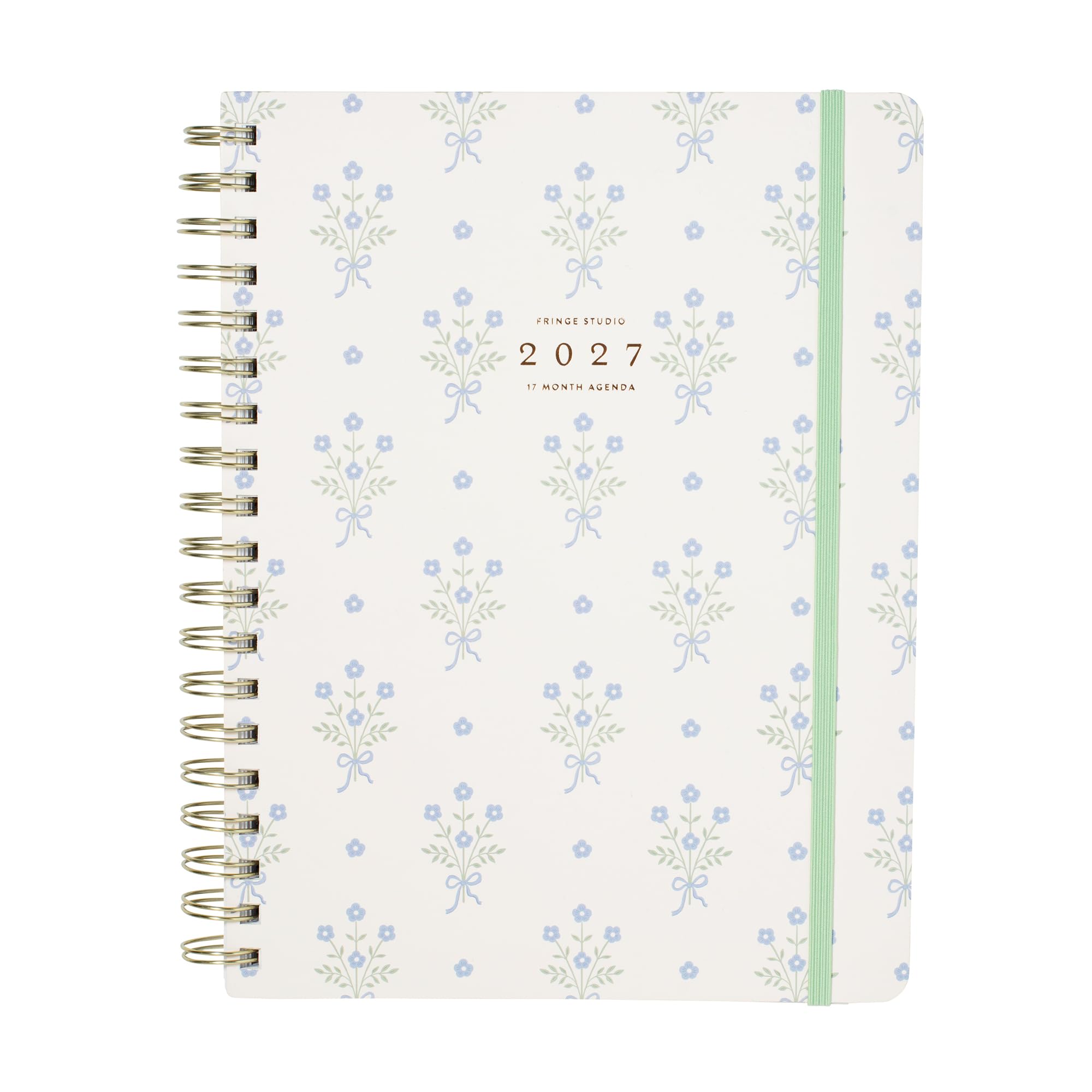 Fringe Studio 2027 Weekly Planner, Aug 2026 - Dec 2027, 17 Month, Paper Cover, "PRETTY BOWQUET", 9.9" w x 7.6" h, 240 Pages (376PA503) — image 1