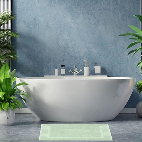 Miniatura 8 de White Classic Juego de 4 alfombrillas de baño verdes de 22 x 34 pulgadas, 8 toallas de baño [2 toallas de baño, 2 toallas de mano, 4 toallas