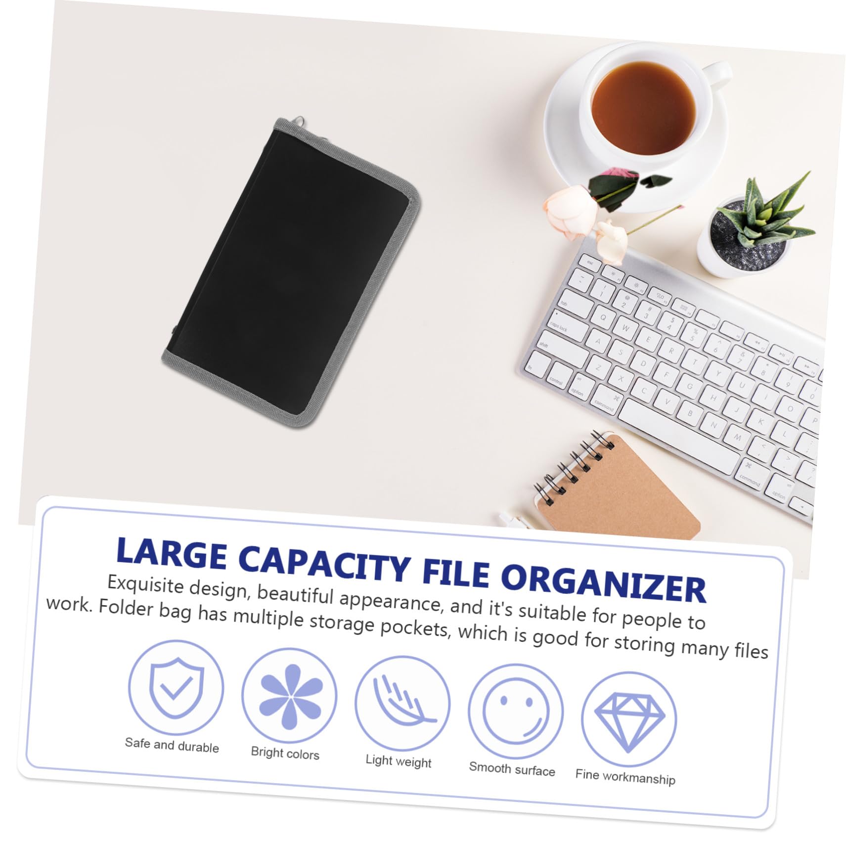 Angoily 7 Stück Akkordeon Ordner Mini Erweiterbar Kleiner Transparenter Dokumentenhalter Mehrschichtiger Datei Organizer mit Regenbogenbesatz Leichter Aktentaschen Organizer für Büro und