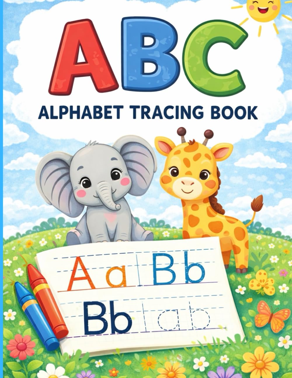 ABC Alphabet Tracing Book for Kids: Fun & Easy Letter Tracing Practice for Preschoolers and Kindergarten – Learn Uppercase & Lowercase Letters
