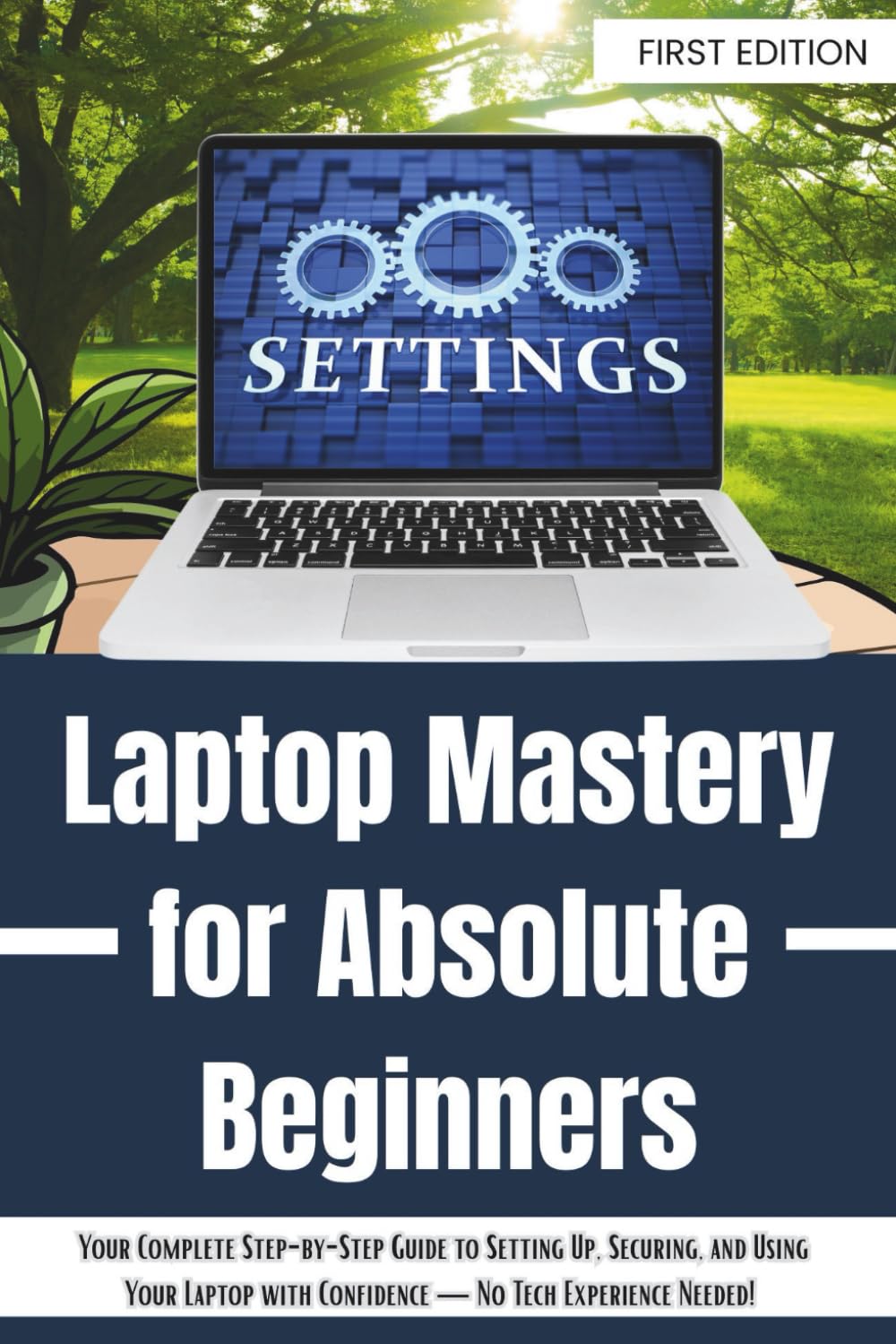 Laptop Mastery for Absolute Beginners: Your Complete Step-by-Step Guide to Setting Up, Securing, and Using Your Laptop with Confidence — No Tech