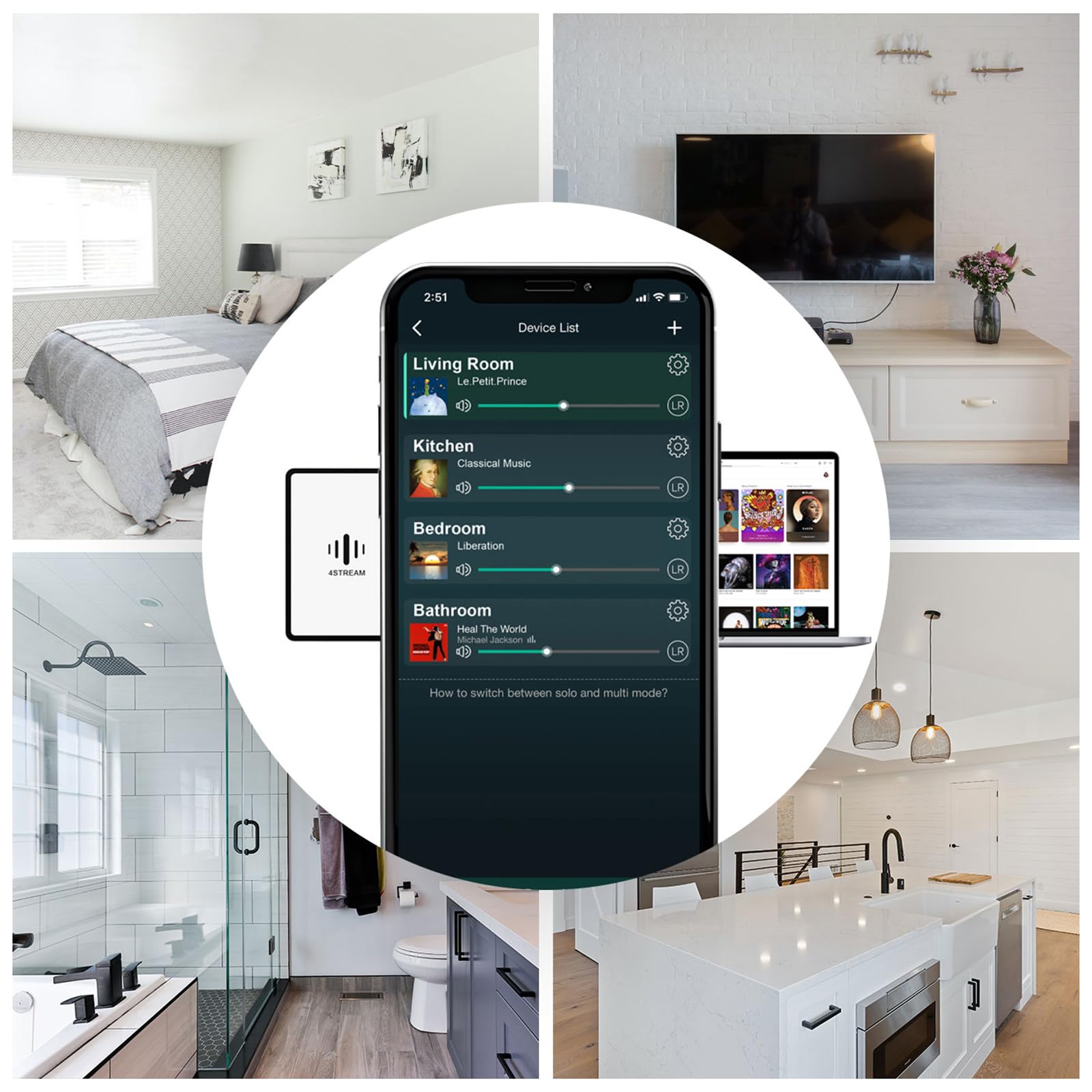 Arylic Up2stream S50 Pro+, Ricevitore Audio WiFi e Bluetooth， Preamplificatore aptX HD con ESS Sabre Dac Multiroom/multizone, Ricevitore Stereo Wireless con AirPlay, Spotify, Internet Radio