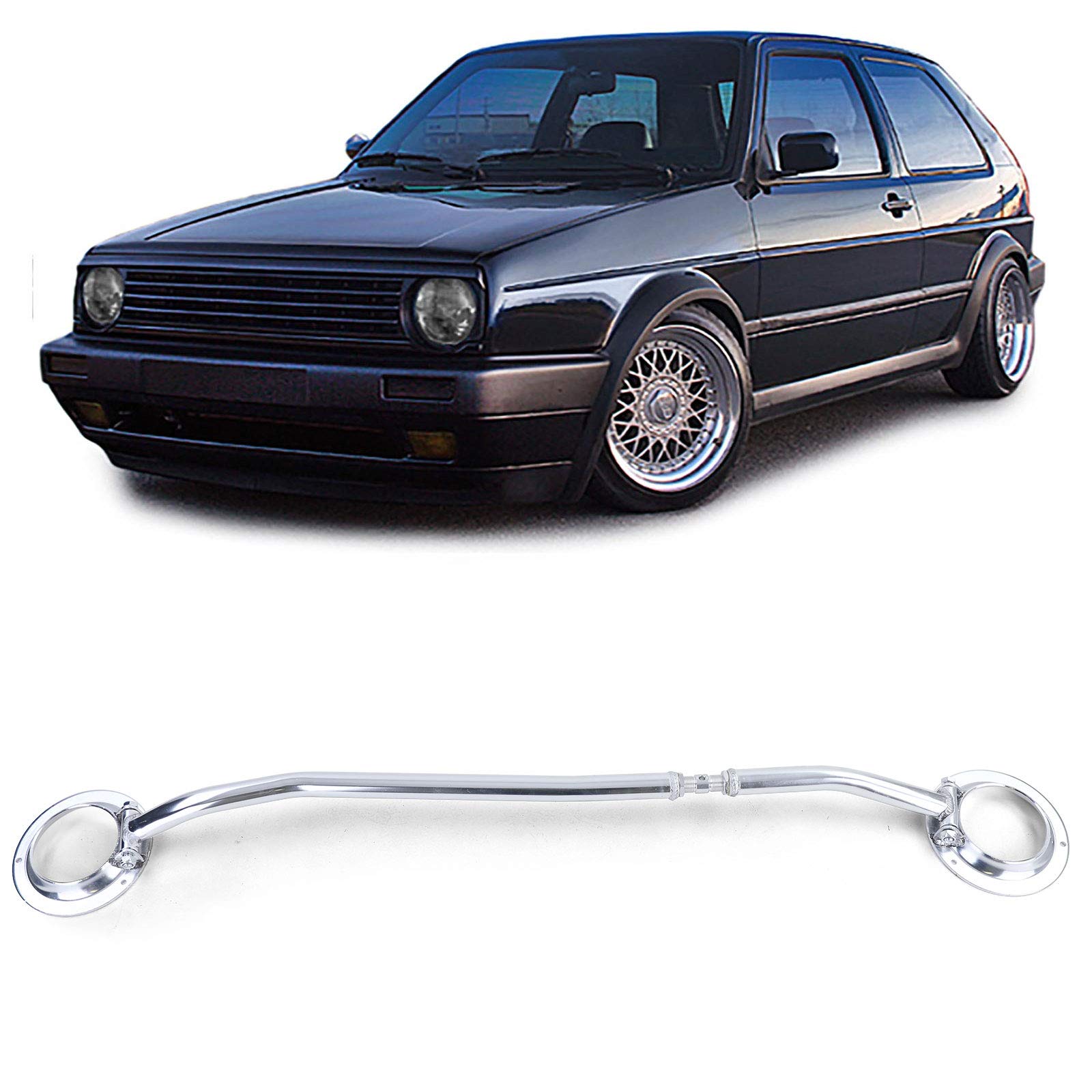 Aluminium Domstrebe vorne 4tlg verstellbar für VW Golf 2 GTI 16V 83-91
