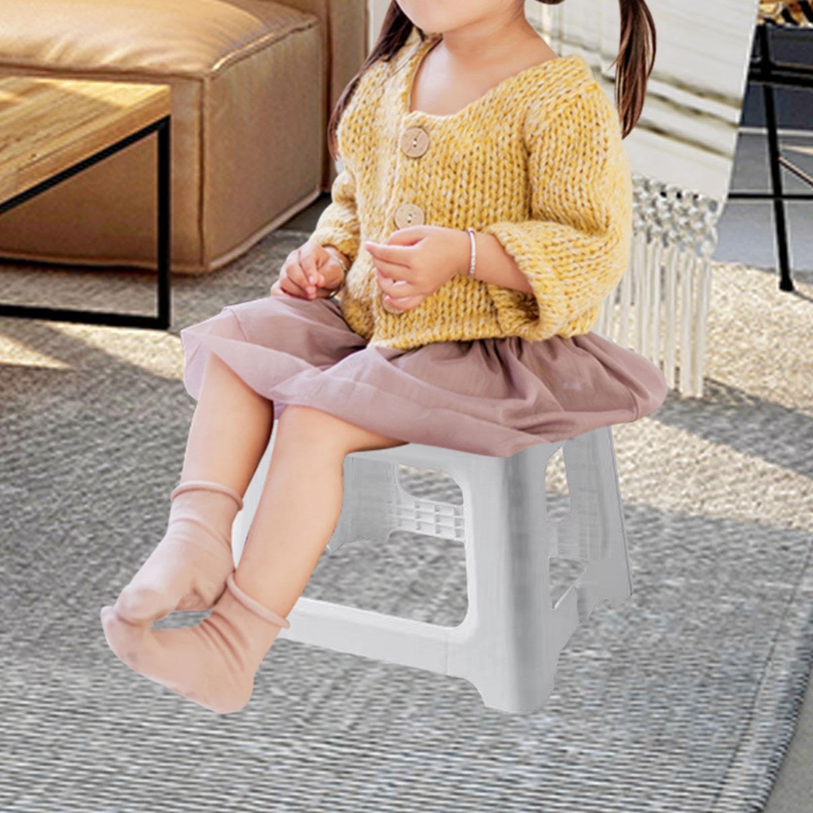 Sharplace Tabouret de salle de bain tabouret pliant avec Support arrière repose-pieds enfants escabeau chaise pliante pour pique-nique salon jardin jardin, dinosaure