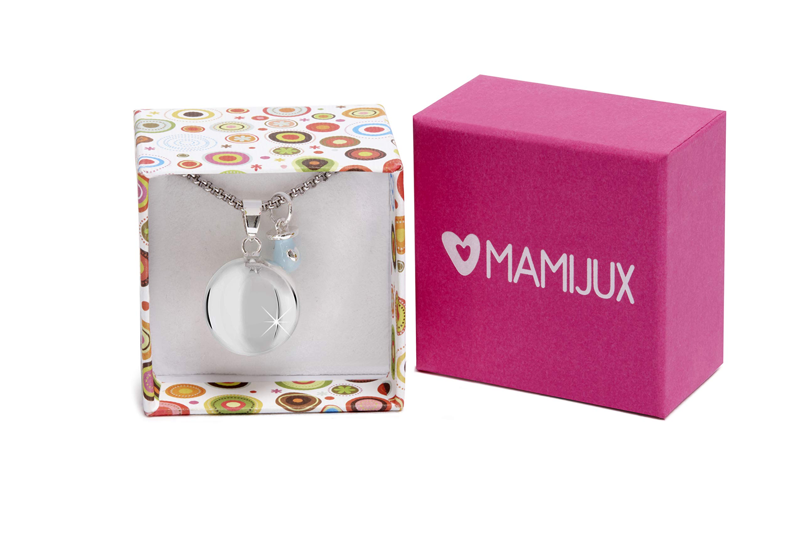 MAMIJUX MAMIUX Llamador de ángeles con Chupete con Cadena de Acero 110cm