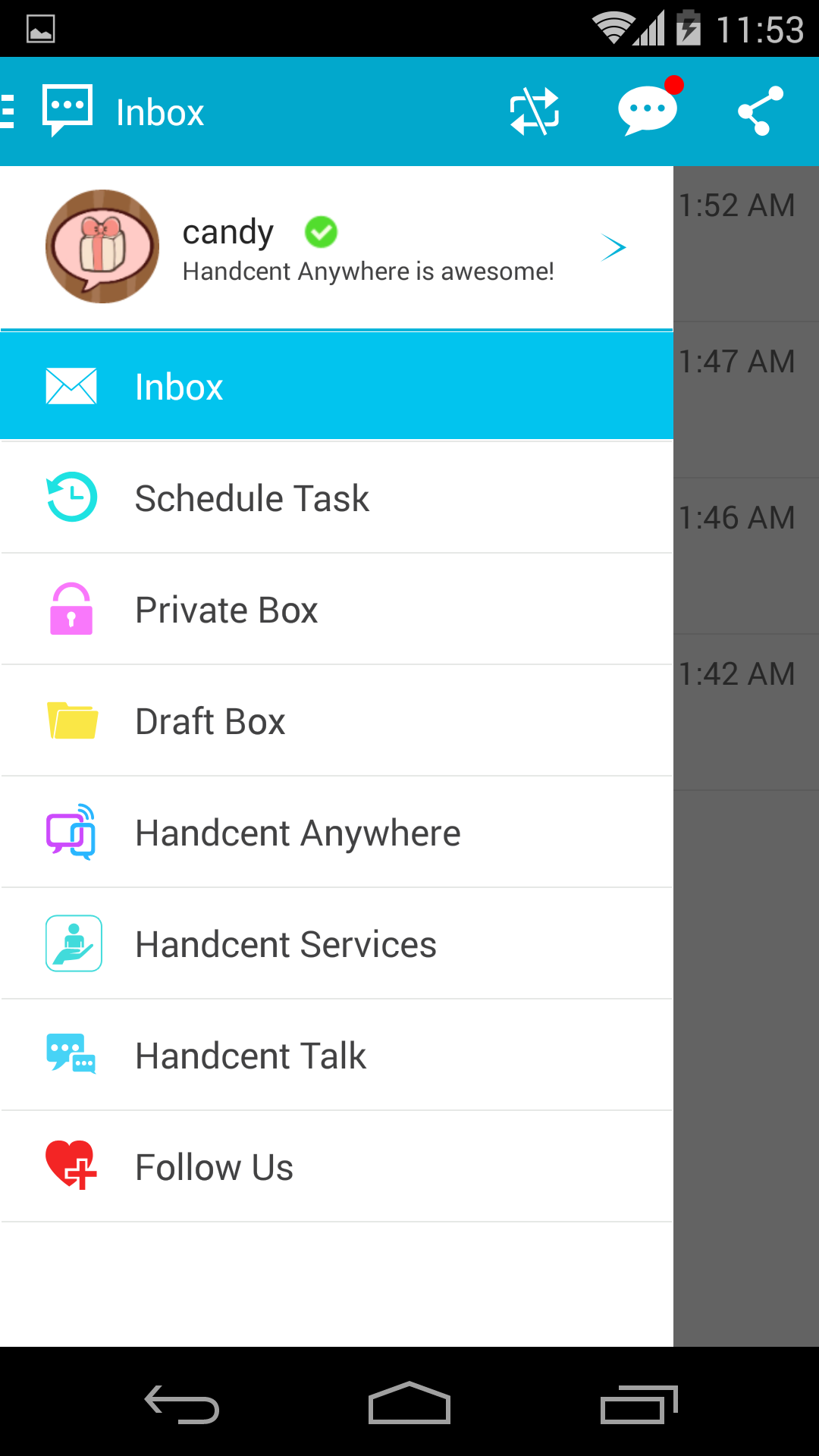 Handcent SMS - App on Amazon Appstore